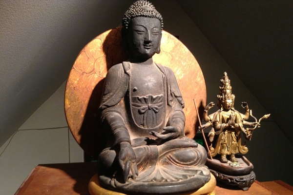 Buddha and Bodhisattva